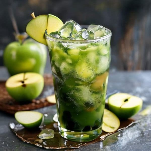 青蘋果綠茶 — 冷泡效果