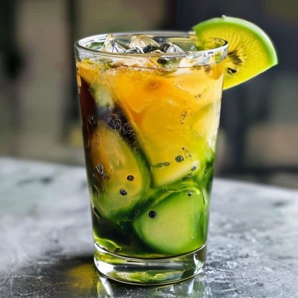 哈密瓜烏龍茶 — 冷泡效果